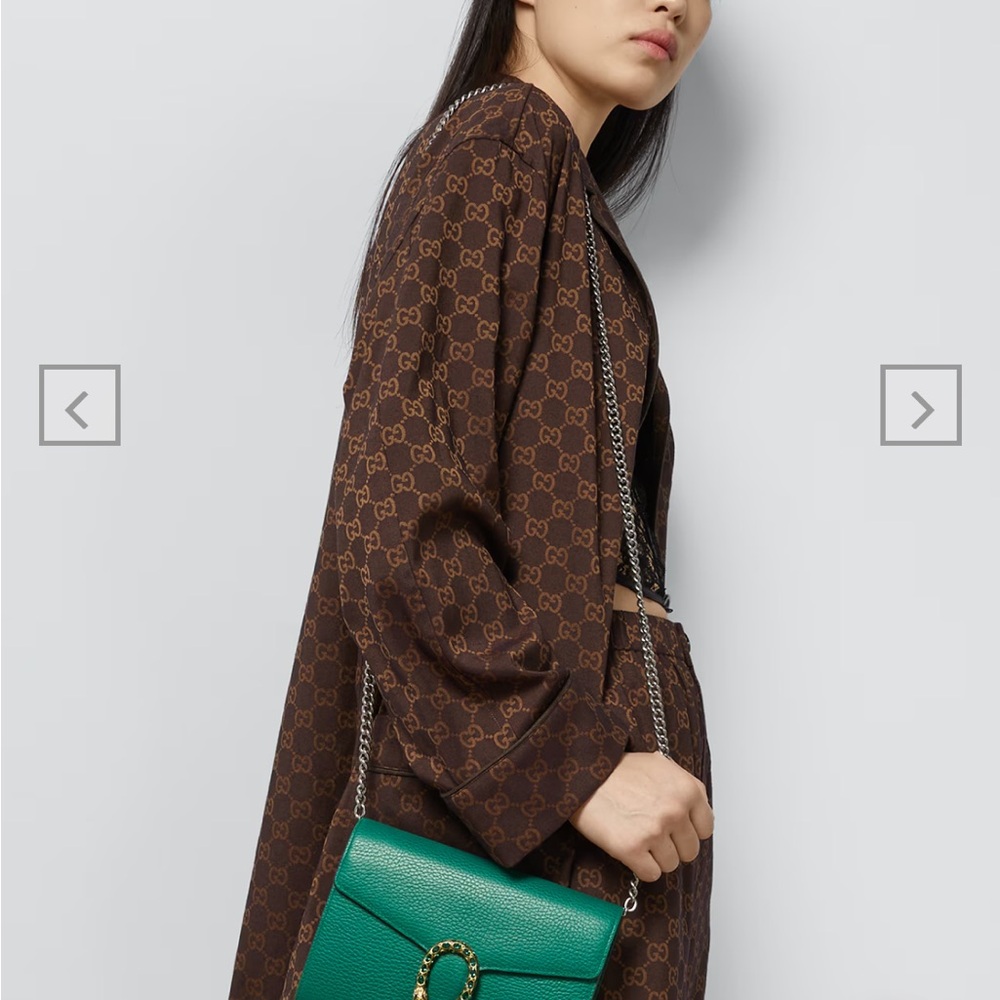 Gucci Dionysus Mini Leather Chain Wallet - Picture 16 of 16